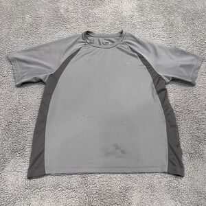 C9 by Champion Shirt Mens XL Short Sleeve Gray Crew Athletic Tee Fitness Minimal
